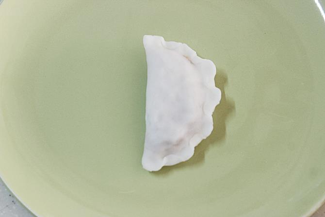 Join the edges to seal the poornam