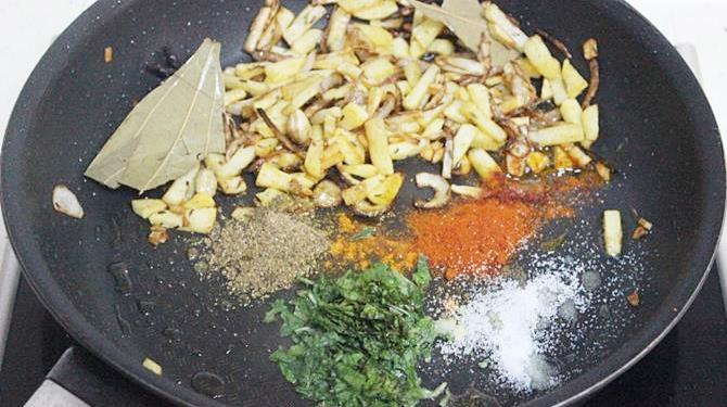 addition of spice powders