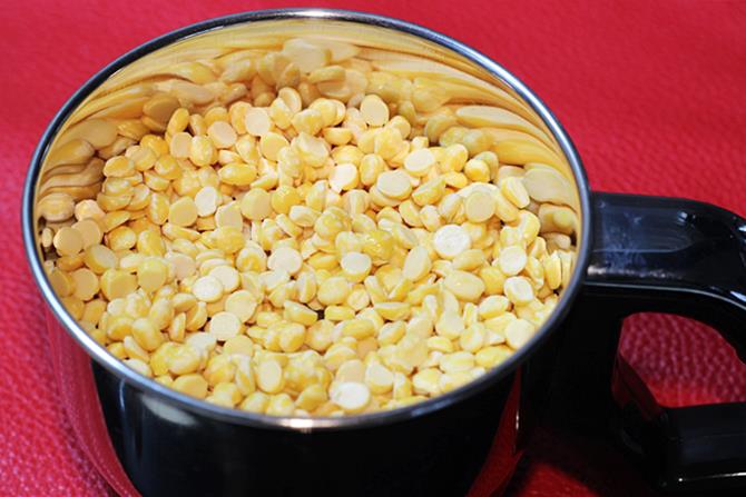 blend dal to make cabbage vada recipe