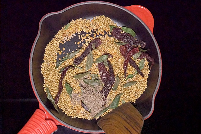 roasting cumin