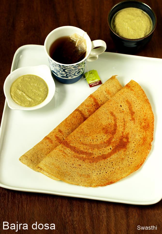 millet dosa - bajra dosa