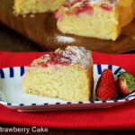 Eggless Strawberry Cake Recipe