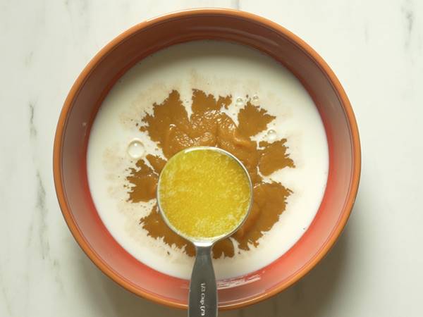 Melt butter
