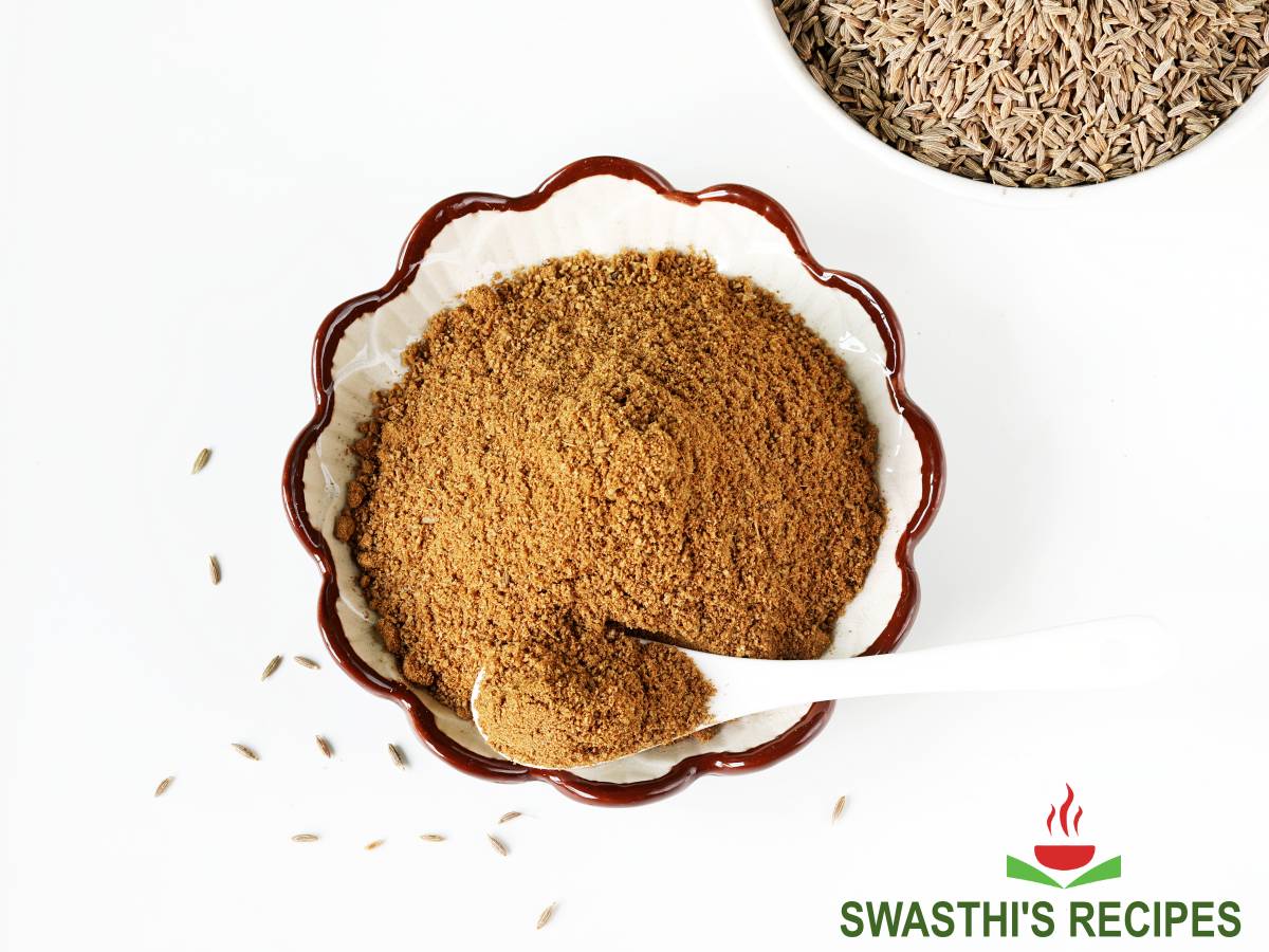Cumin powder is made by roasting jeera