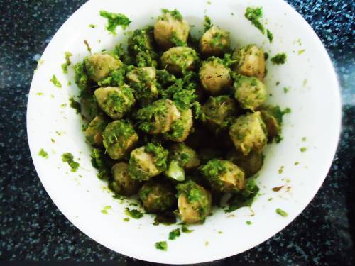 marinated soya chunks