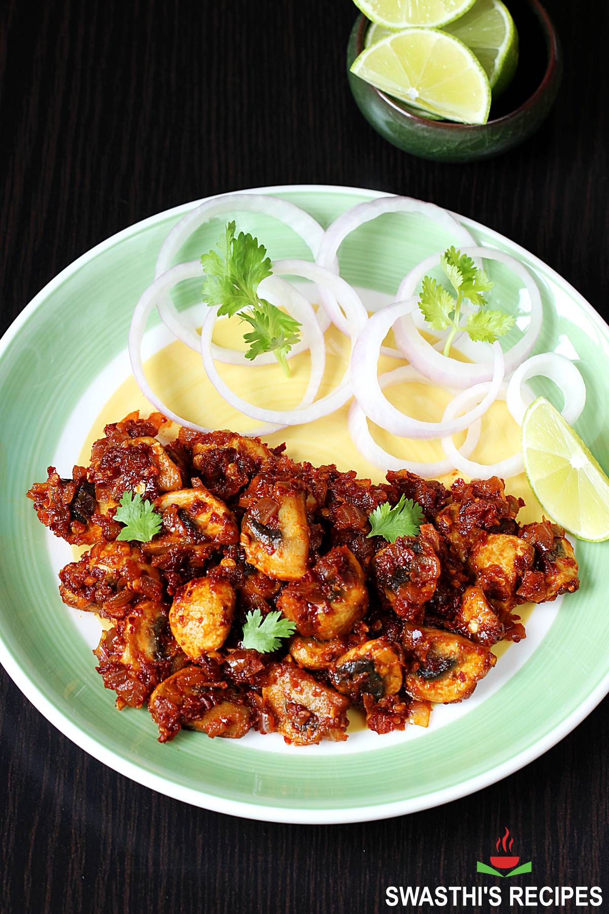 Spicy garlic mushrooms recipe