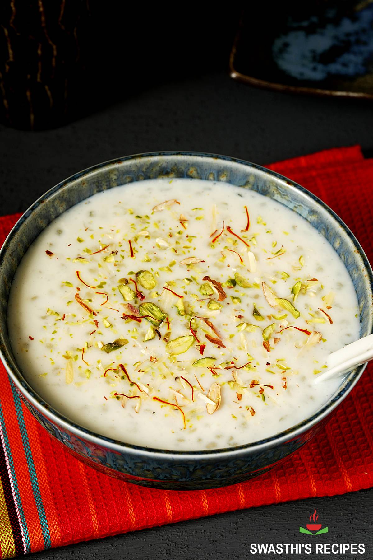 Sabudana kheer with nuts & saffron