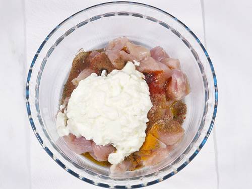 add thick curd or Greek curd