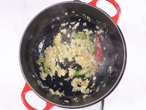 saute onions