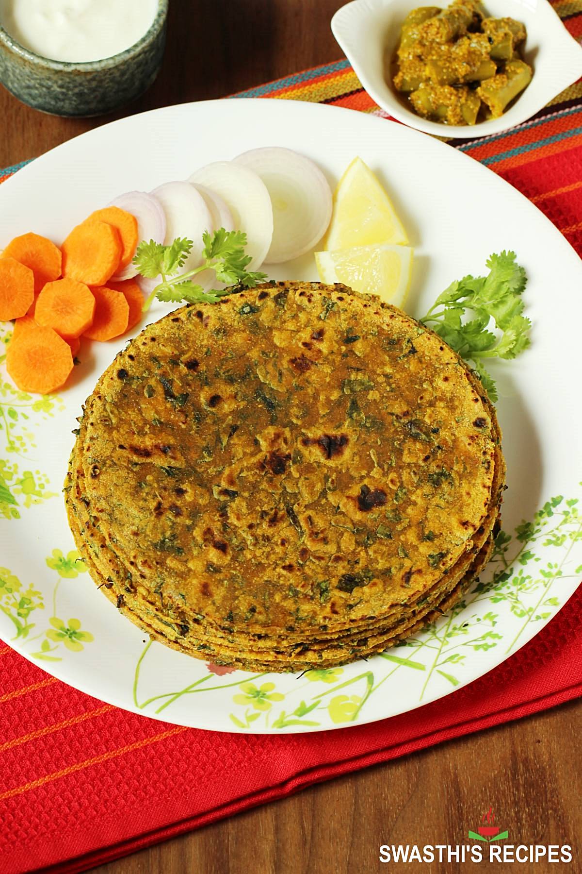 Thepla - Gujarati spiced flatbreads