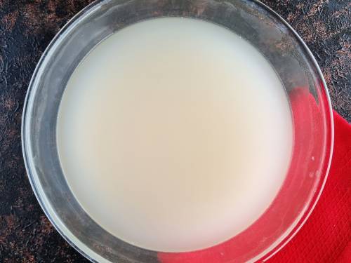 rinsed basmati rice
