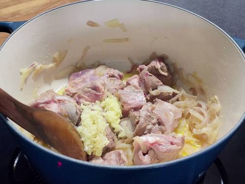 saute ginger garlic