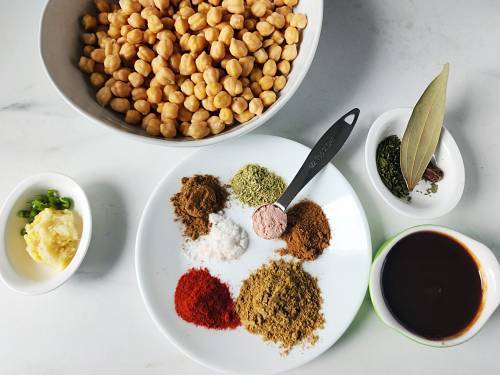 ingredients for tikki chaat