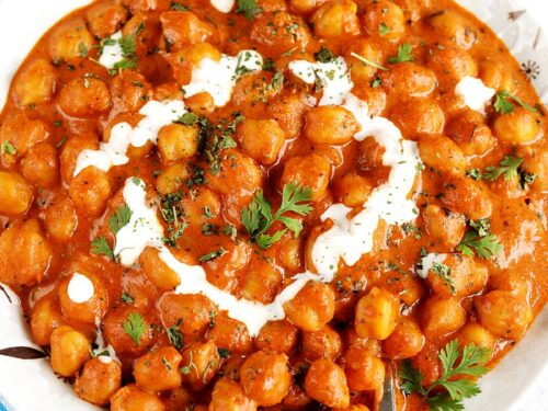Indian Butter Chickpeas