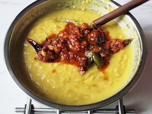 tempering on dal