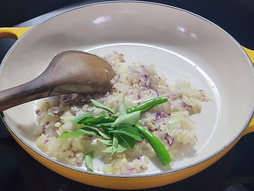 saute shallot