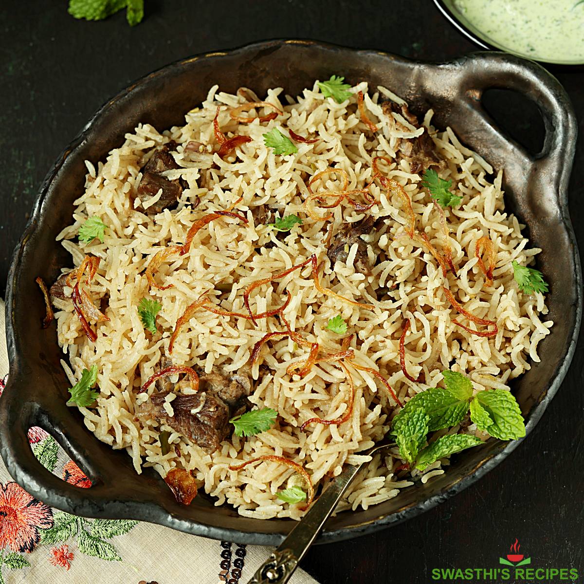 Mutton Yakhni Pulao Recipe